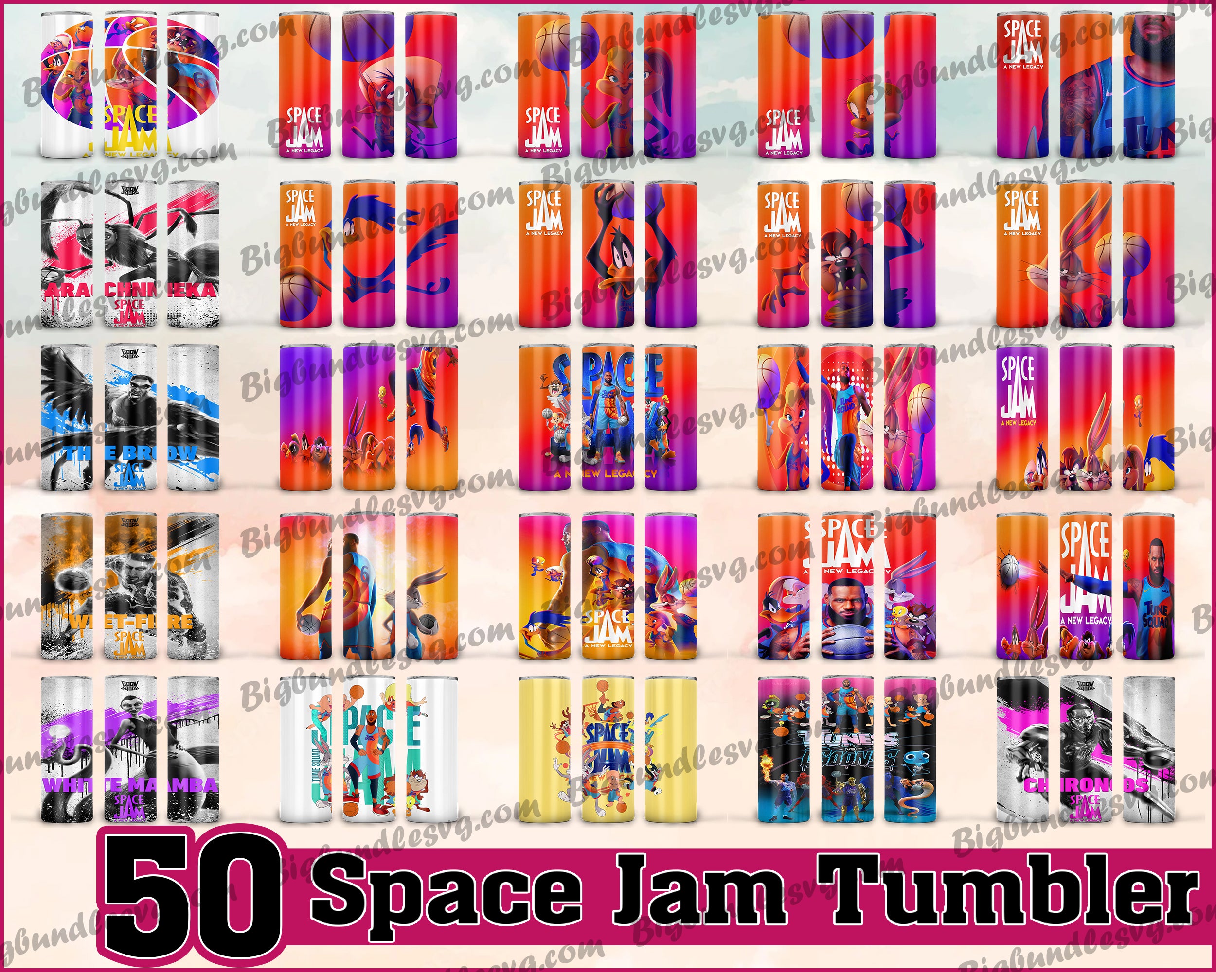 Space Jam Tumbler - Space Jam PNG - Tumbler design - Digital download