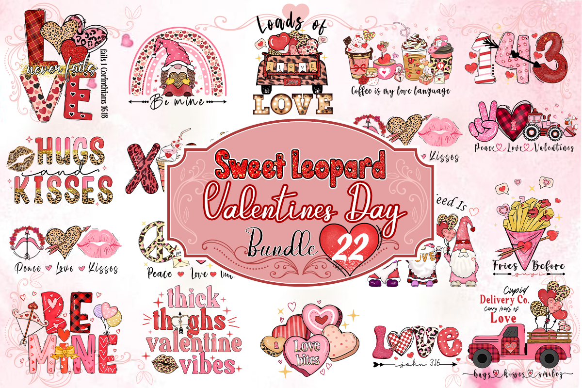 22 Valentine's day PNG, Valentines Day bundle, Valentine sublimation Design Digital Download VLT15122205