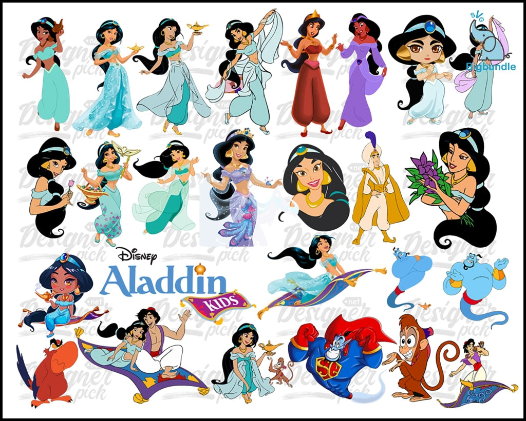 Aladdin SVG Bundle - Digital download