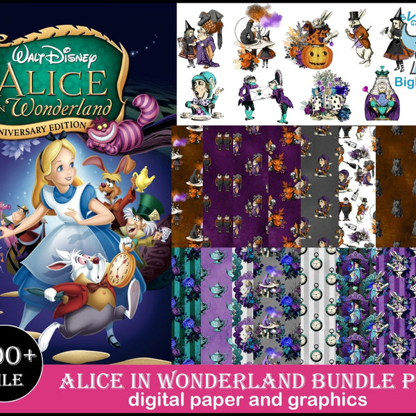 Alice In Wonderland Inspired Digital File