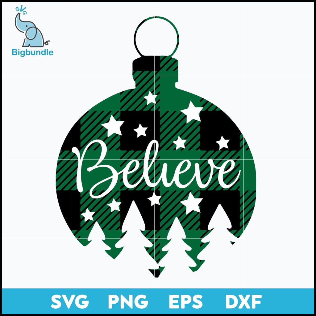 Believe christmas svg, Christmas svg, png, dxf, eps digital file