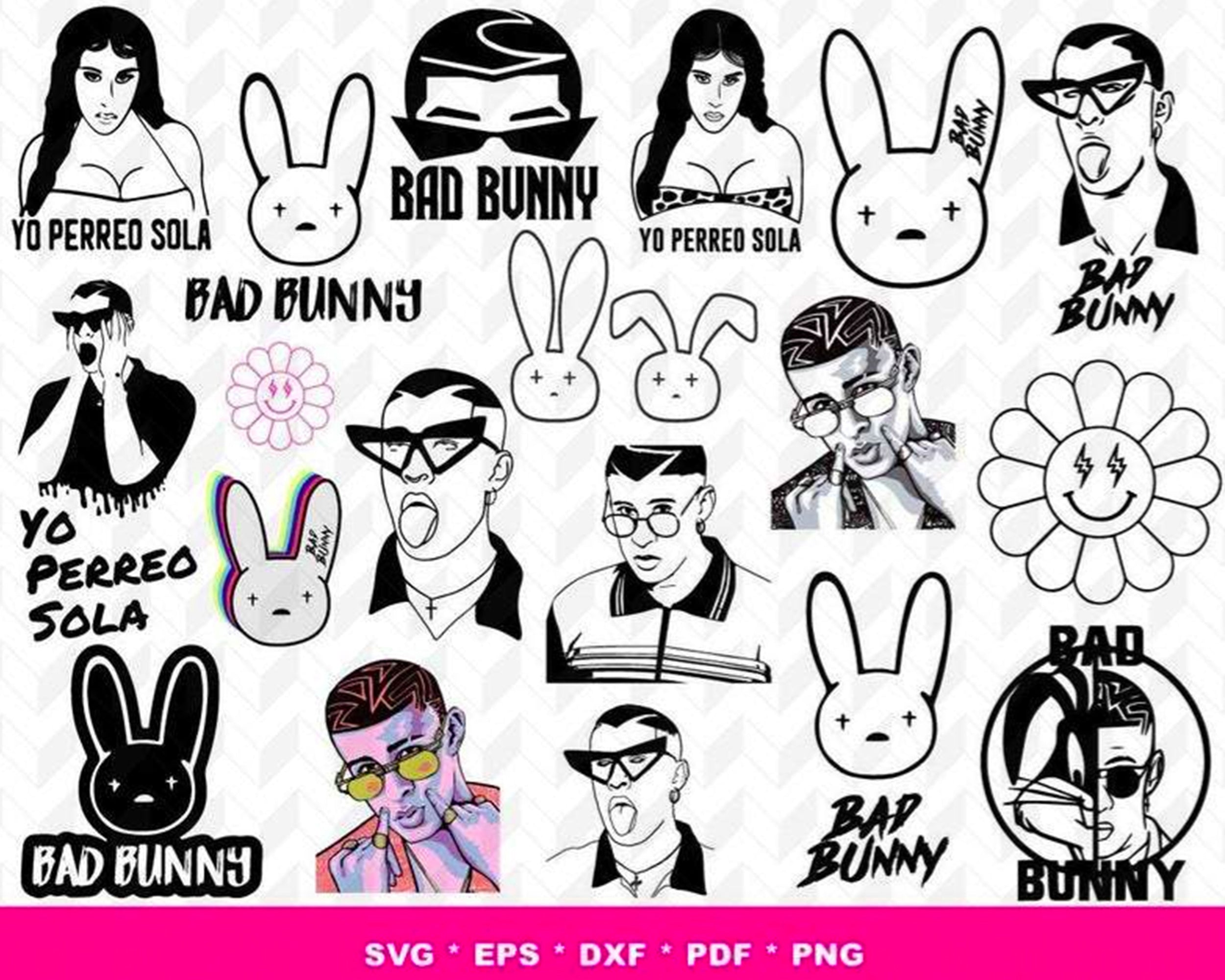 450+ Bad Bunny SVG,Bundle bad bunny svg, digital download
