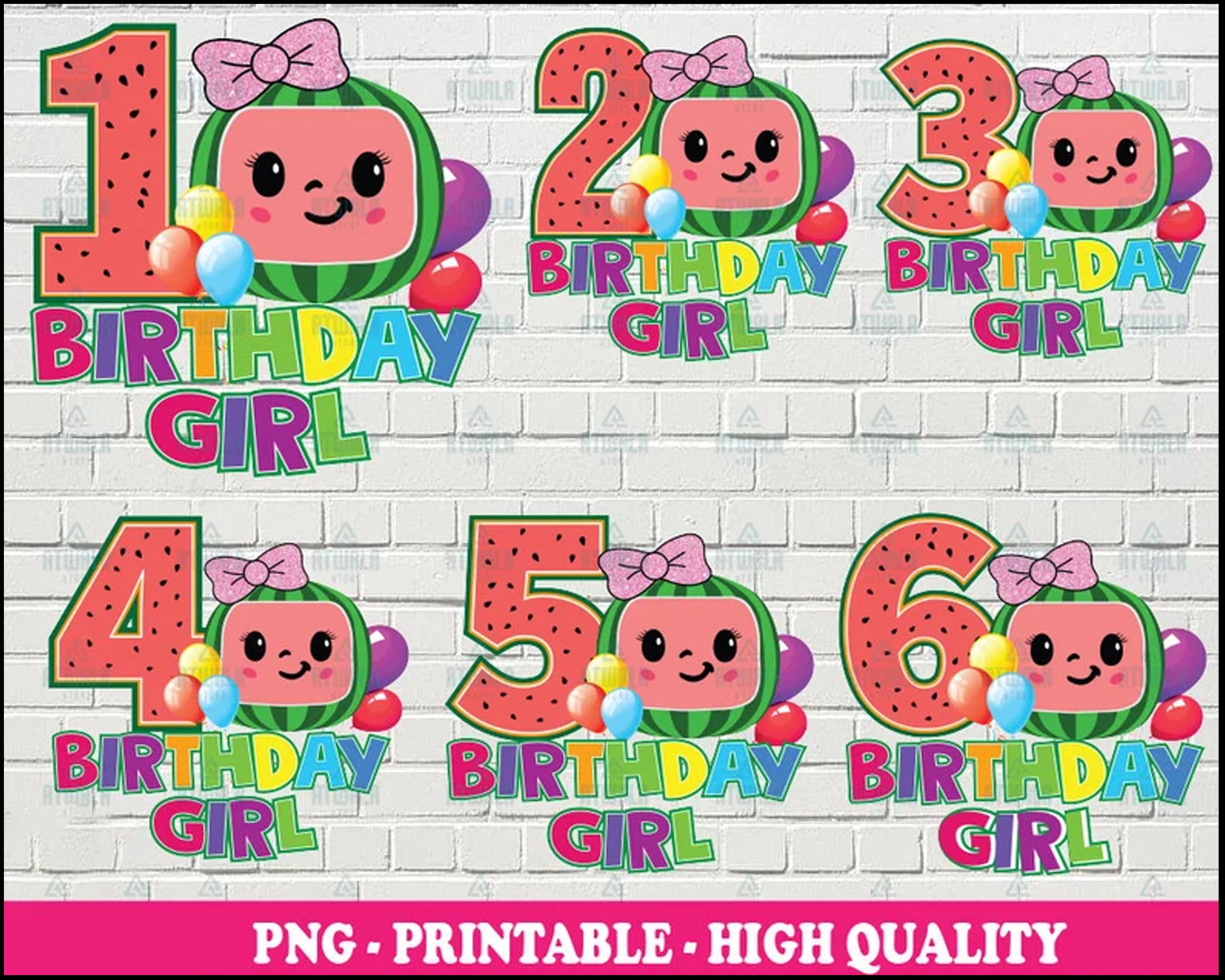 Cocomelon Birthday Number Png, Cocomelon Birthday Boy / Girl Logo PNG
