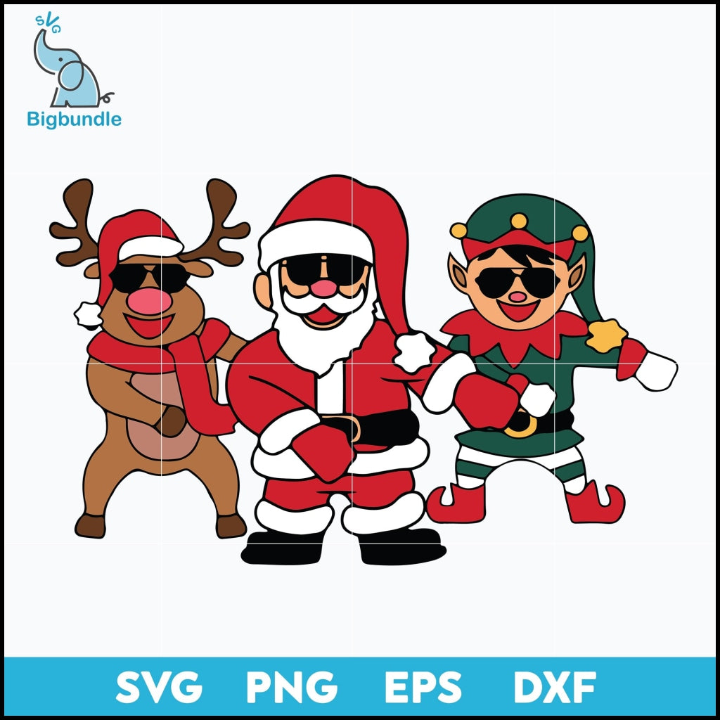 Dabbing christmas svg, Christmas svg, png, dxf, eps digital file