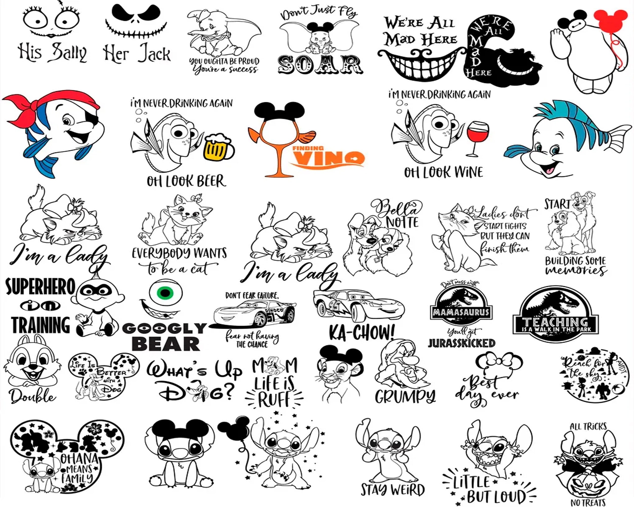 9000+ Disney Halloween bundle svg, Horror disney characters svg, png, eps, dxf, pdf, Digital file
