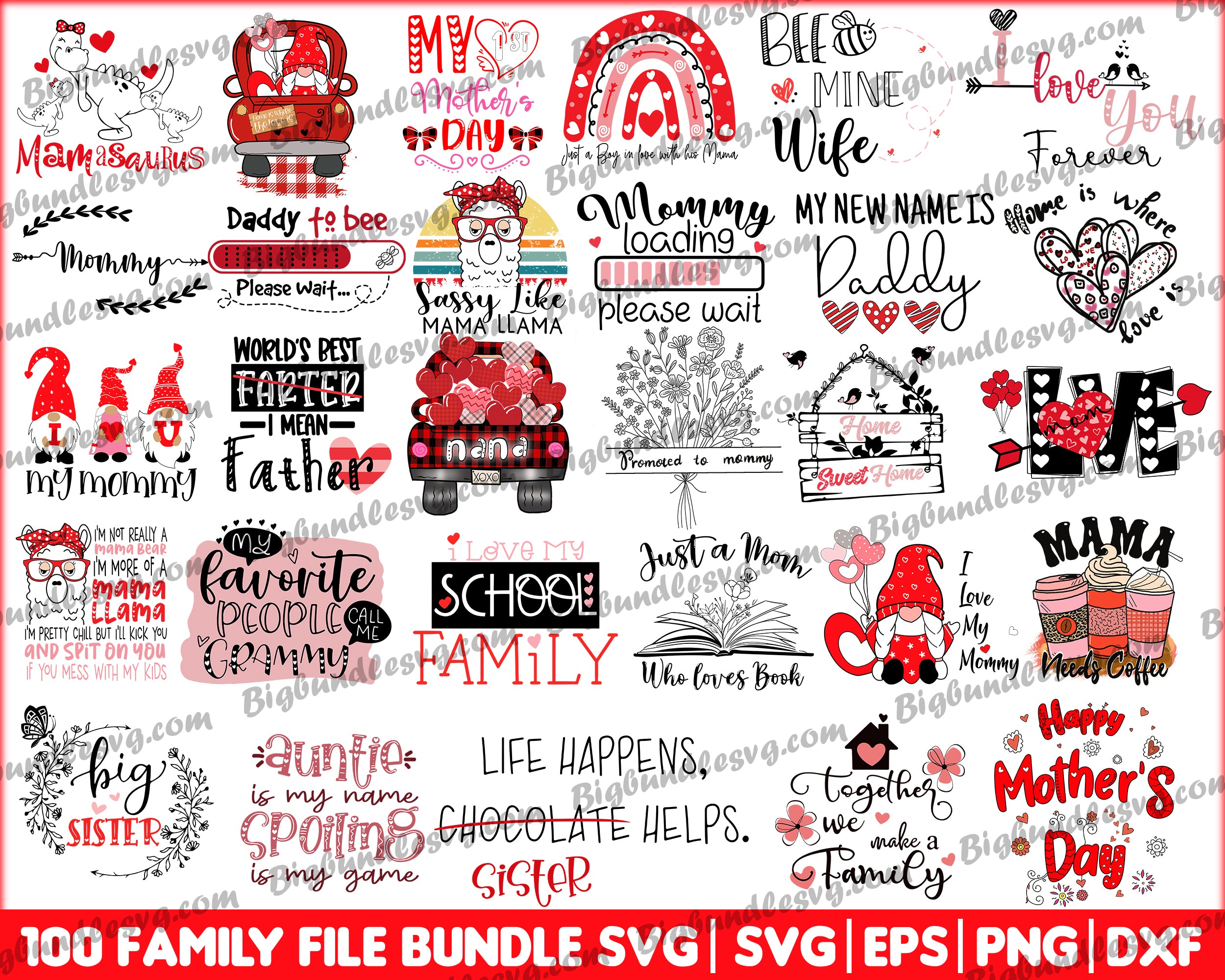 Family Svg Bundle - Digital Dowload