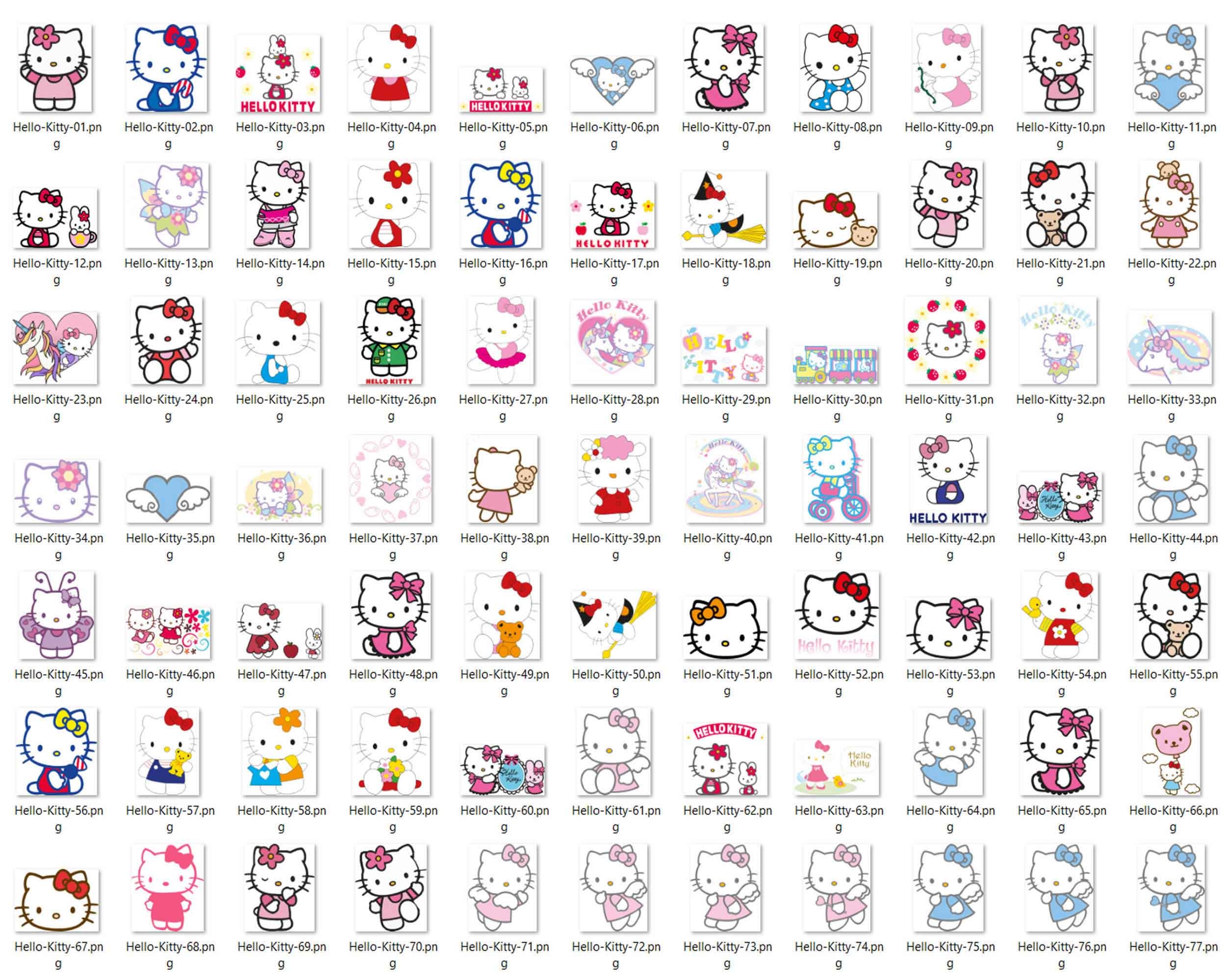 Ultimate Kawaii neko halloween svg, eps, png, dxf, Halloween Hello Kitty Bundle svg, Horror kitty digital files.