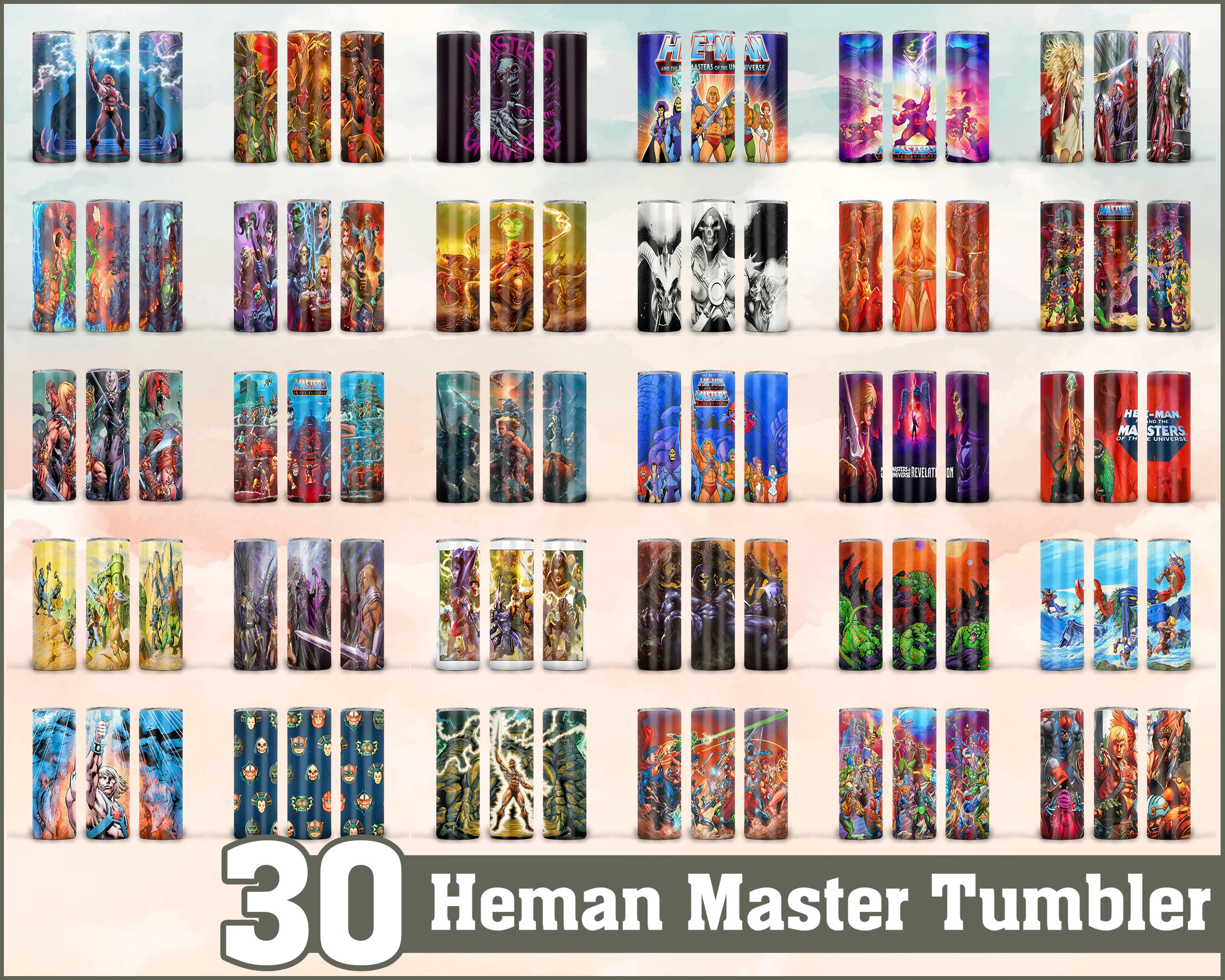 heman master Tumbler - heman master PNG - Tumbler design - Digital download