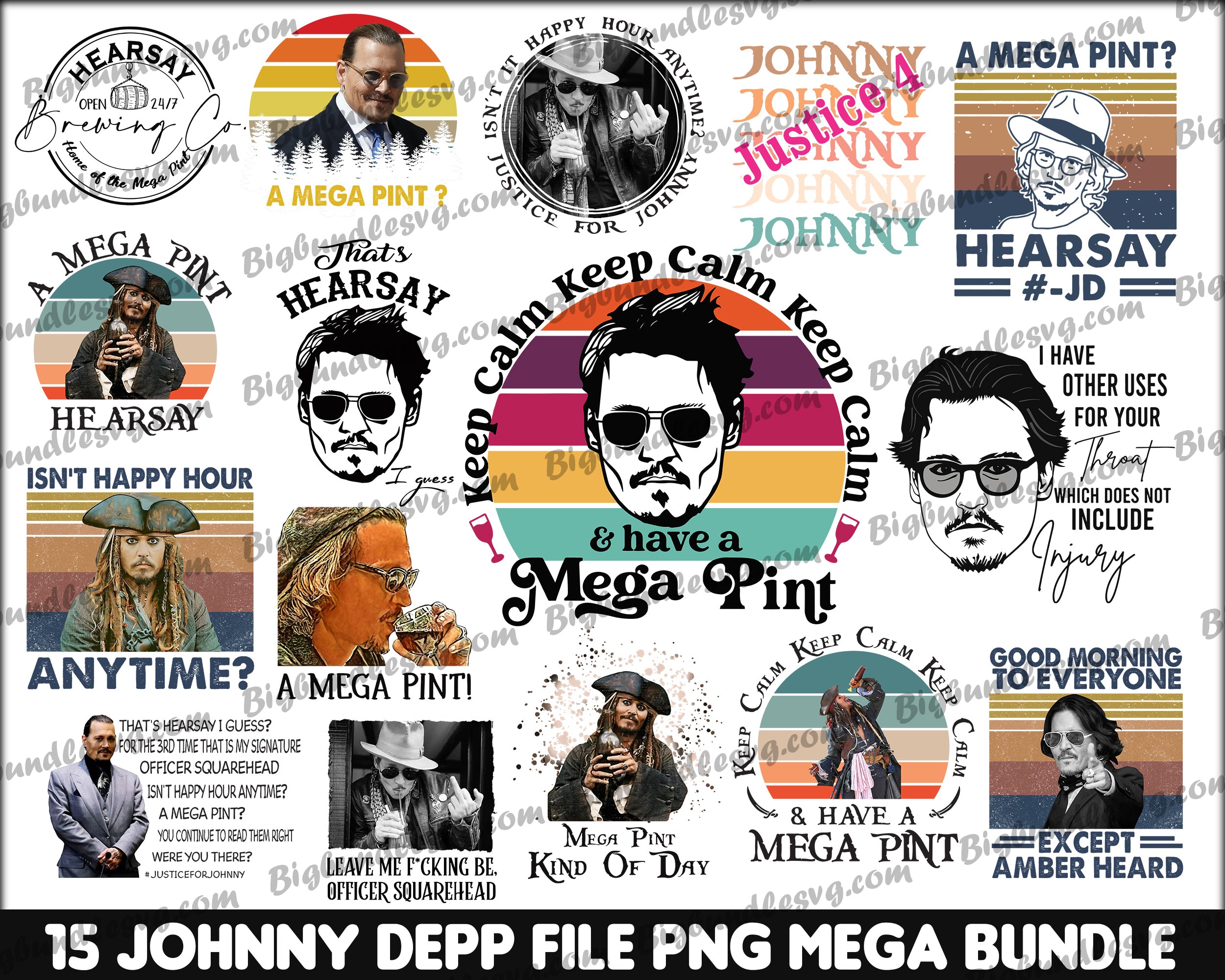 Johnny depp svg Bundle - Digital Dowload
