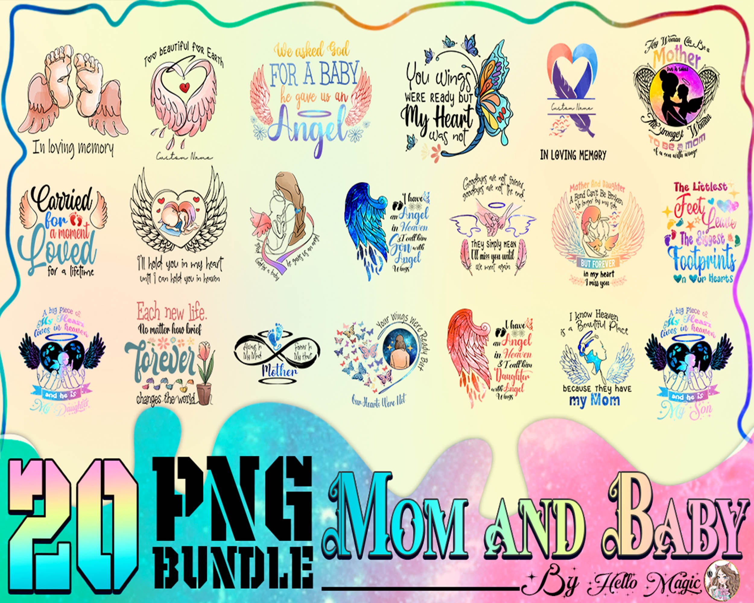 20 Mom and Baby PNG, Mothers Day Png, Mom Life Png, Girl Mum Png, Mama Png, Mama Sublimation