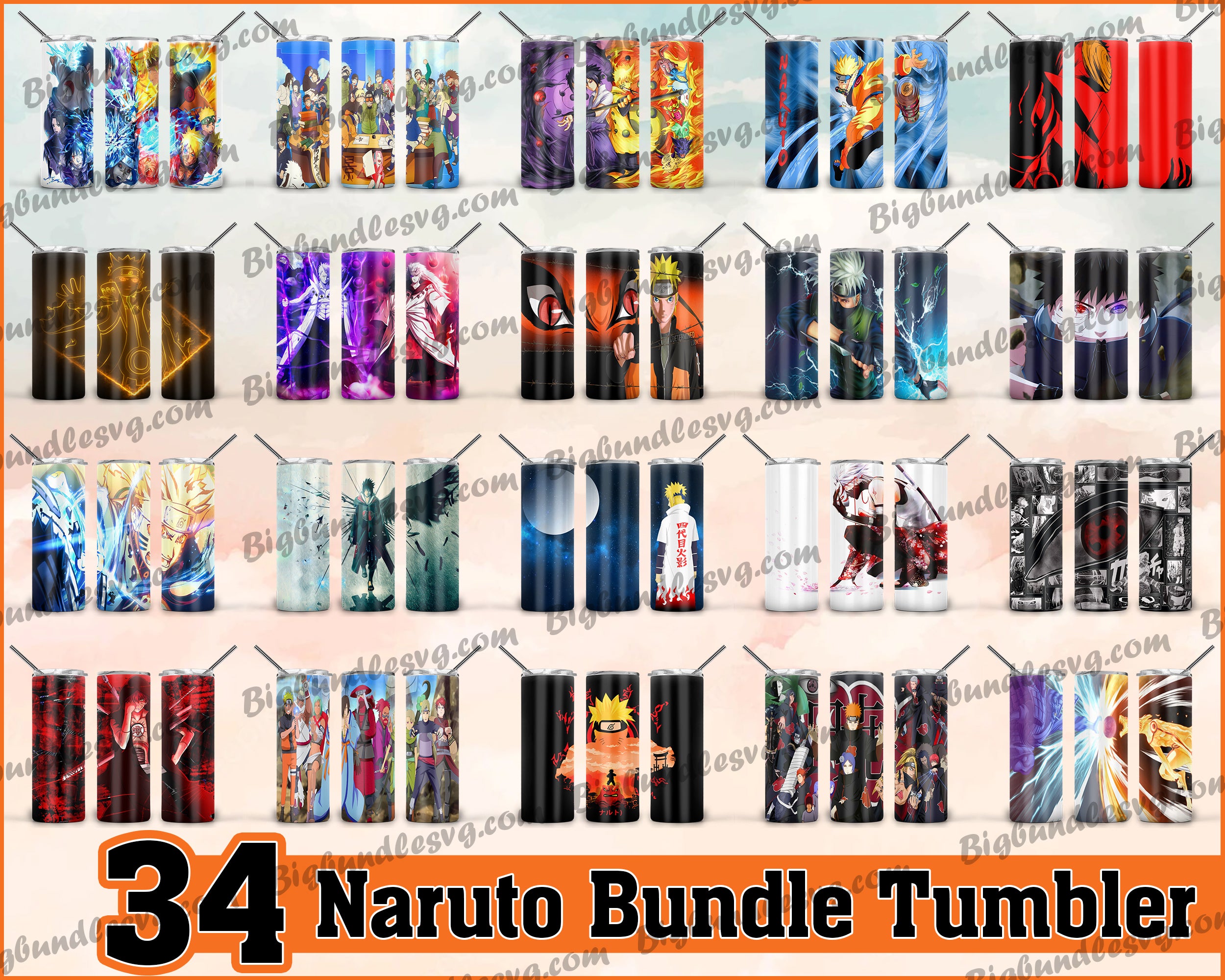 Naruto Tumbler - Naruto PNG - Tumbler design - Digital download