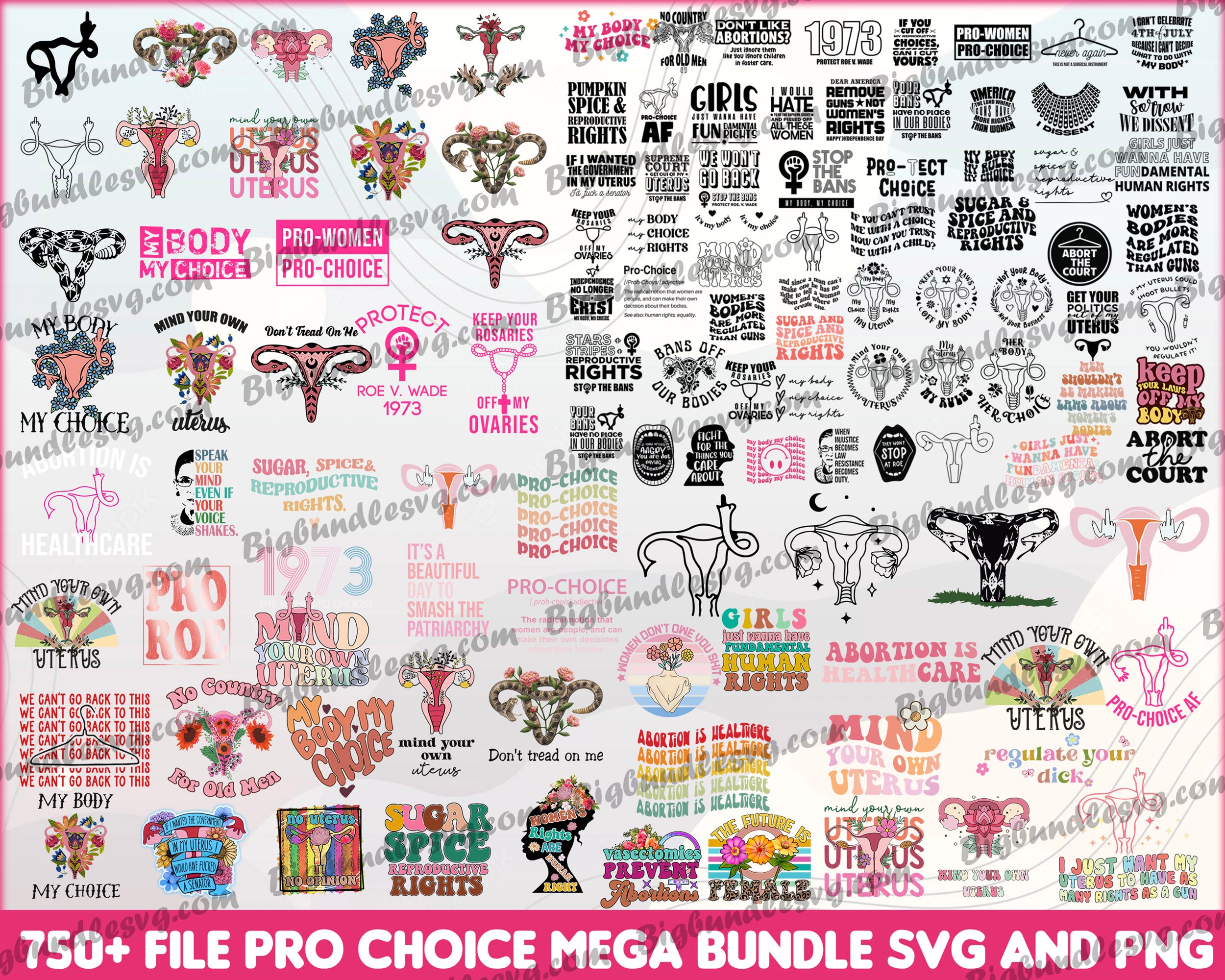 750+ Pro Choice Svg Mega Bundle - Digital download