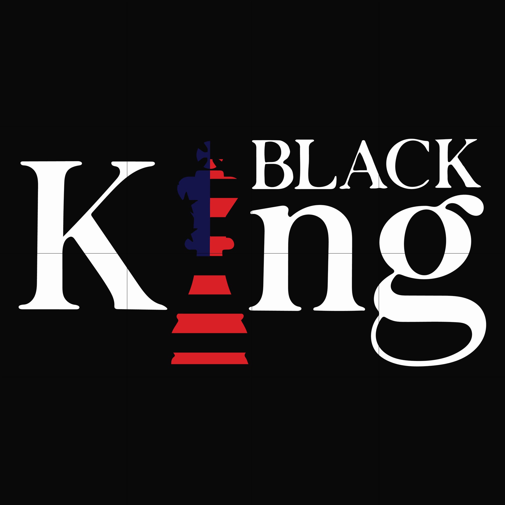 black king chess svg, png, dxf, eps digital file TD99