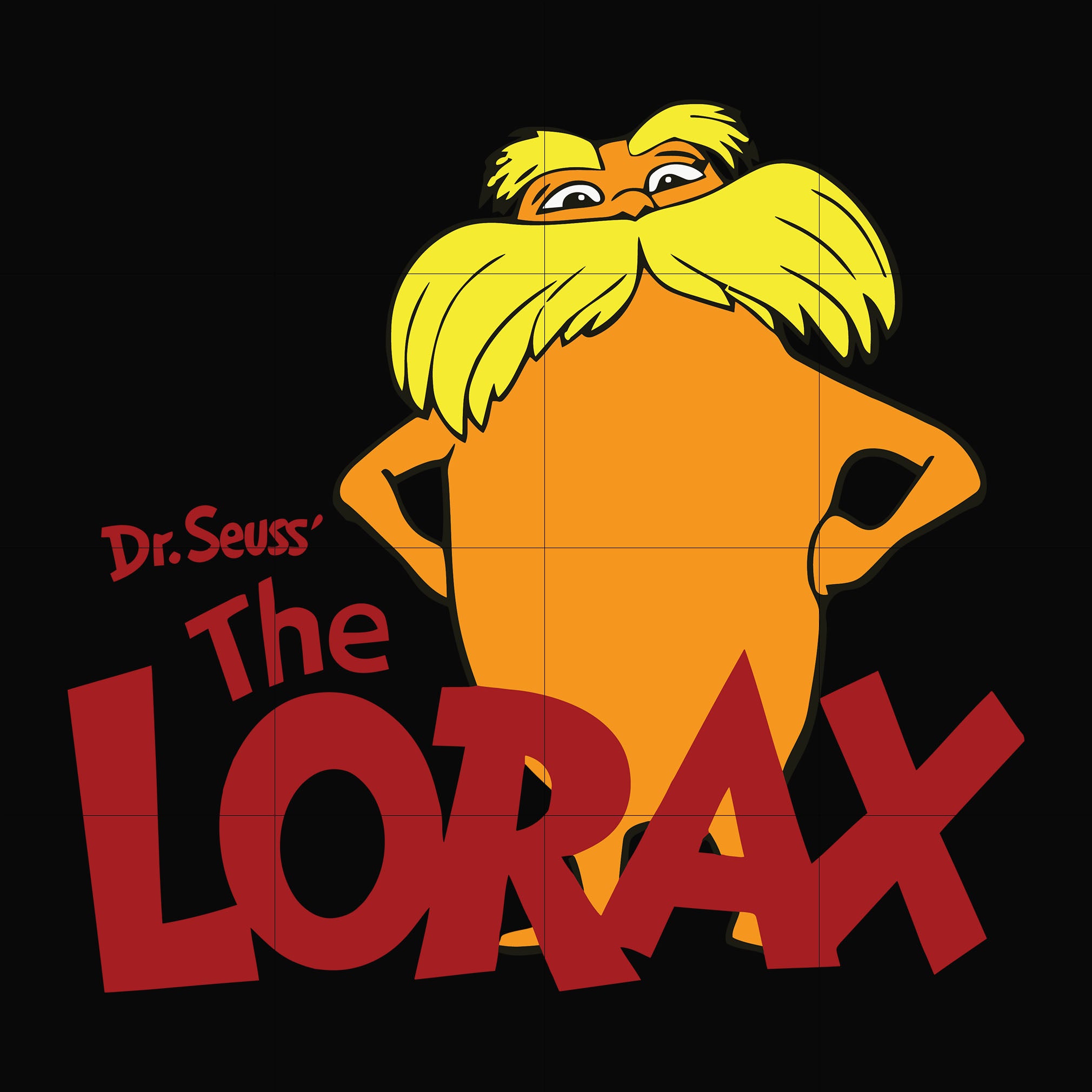 The LORAX Dr.Seuss svg, png, dxf, eps file