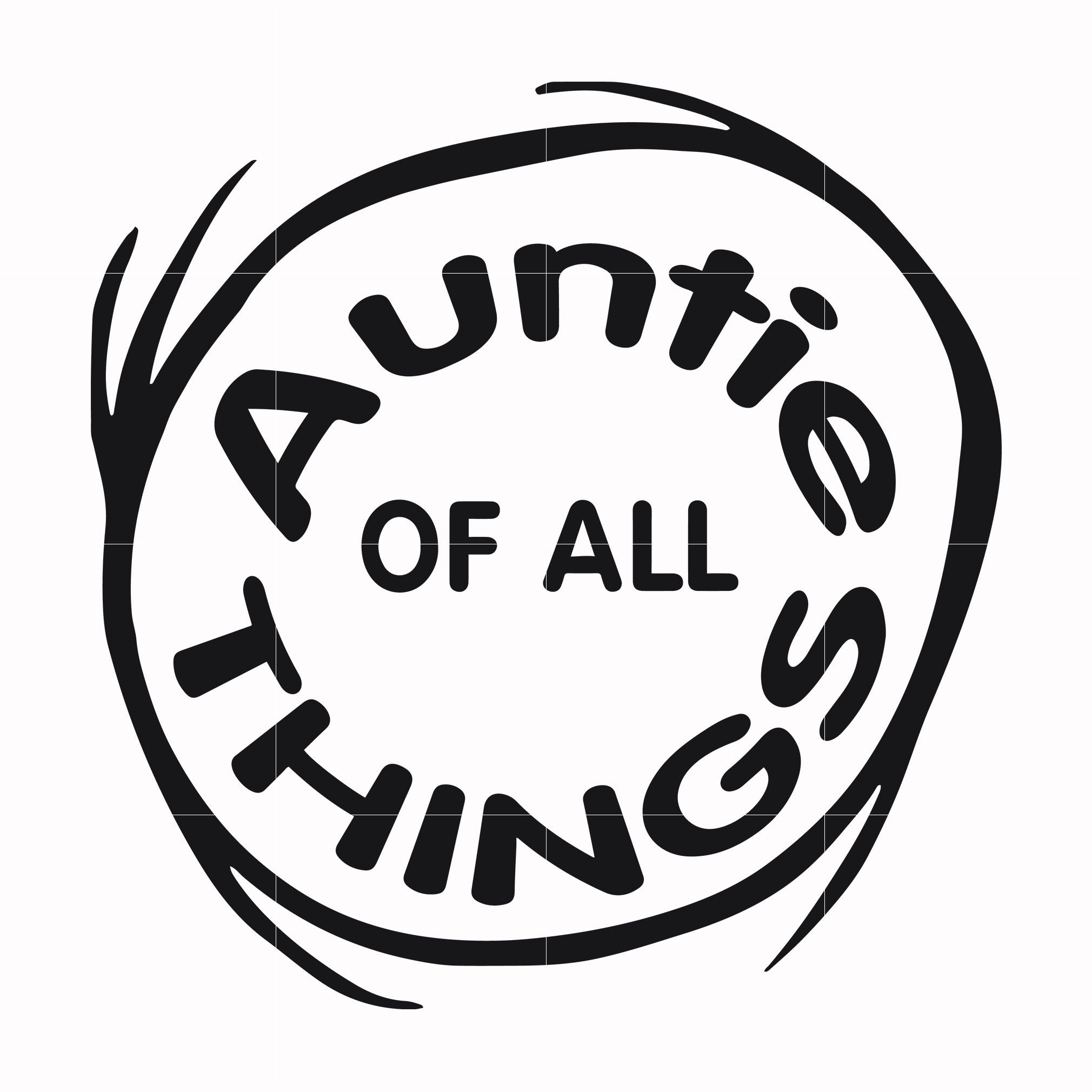 Auntie of all things svg, dr seuss svg, png, dxf, eps file