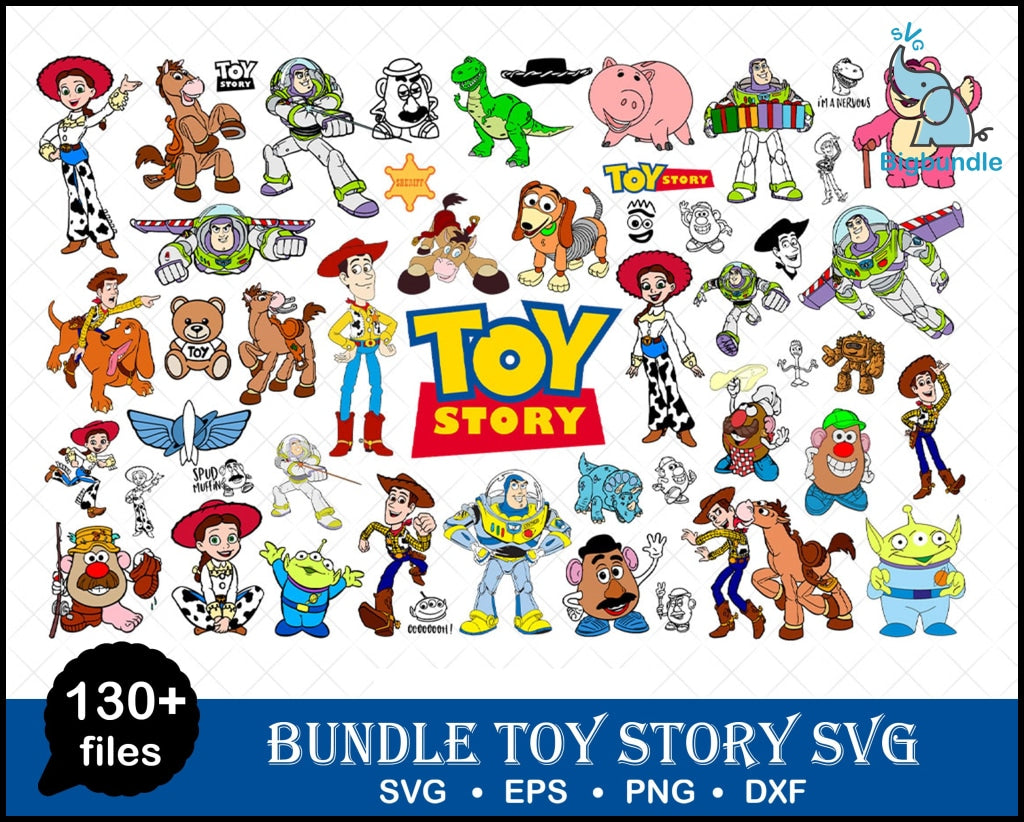 Toy Story svg bundle, Toy Story svg, Toy Story clipart, Woody svg, Forky svg, Toy Story cut file