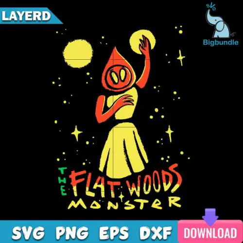Flatwoods Monster Horror Svg, Halloween Svg, SG22062319