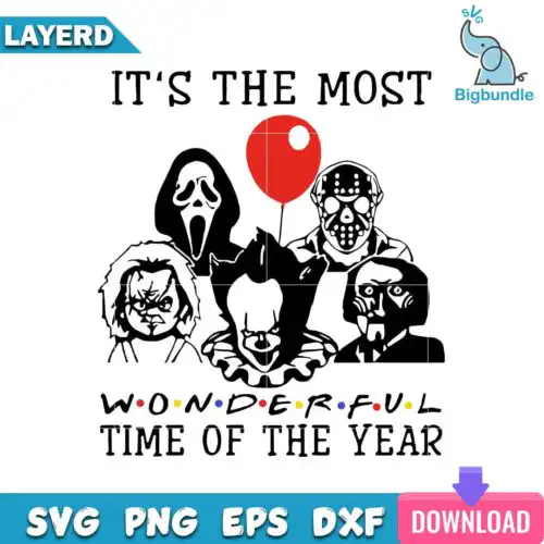 It's the Most Wonderful Time of the Year Horror Movies Svg, SG22062345