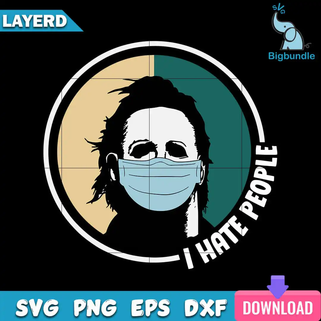 Michael Myers Face Mask Svg, Halloween Svg, SG22062364