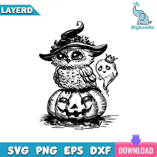 1-Owl-Boo-Pumpkin-Halloween.jpg Owl Boo Pumpkin Halloween Svg, Halloween Svg, SG22062374