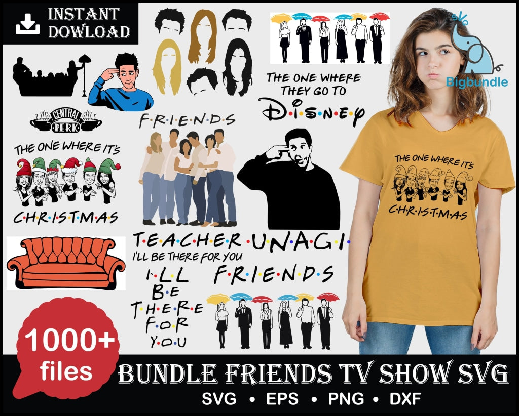 1000+ Friends TV Show svg, Bundle friends tv show svg