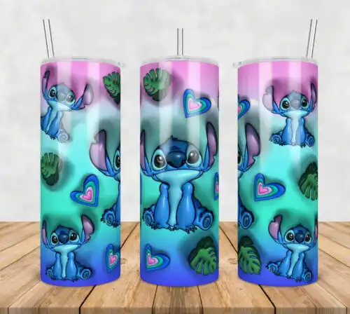 107.jpg Disney Stitch Inflated 3D Tumbler Wrap Png, SG100723107