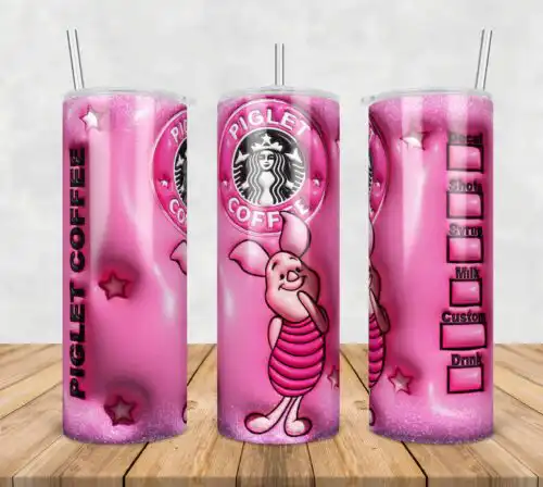 111.jpg Piglet Inflated 3D Tumbler Wrap Png, SG100723111