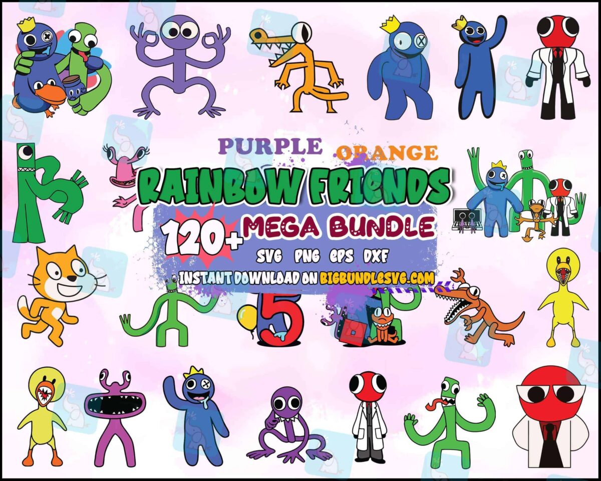 120 Rainbowfriendssvgbundle1