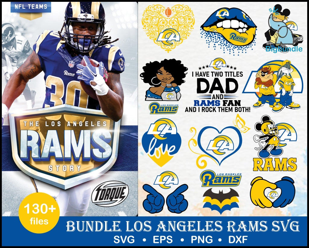 130+Los Angeles Rams svg, Rams bundle, Los Angeles Rams logo svg, Los Angeles Ramscut file, NFL Los Angeles Rams svg, Los Angeles Rams svg
