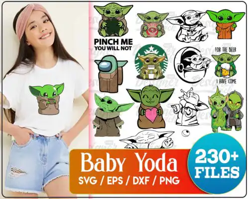 Baby Yoda Svg Bundle - Digital download