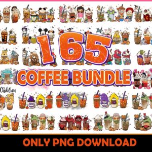 9 Running on Blippi & iced coffee Design PNG Sublimation DTF Printing Download