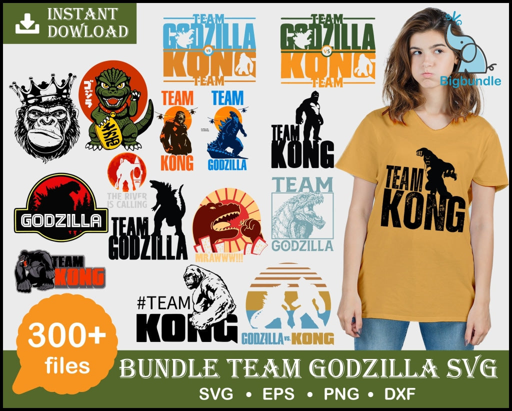 250+ Team Godzilla SVG Bundle 3.0