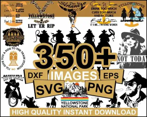 350+ Bundle yellowstone svg, Dutton Ranch, Rip svg, Yellowstone svg