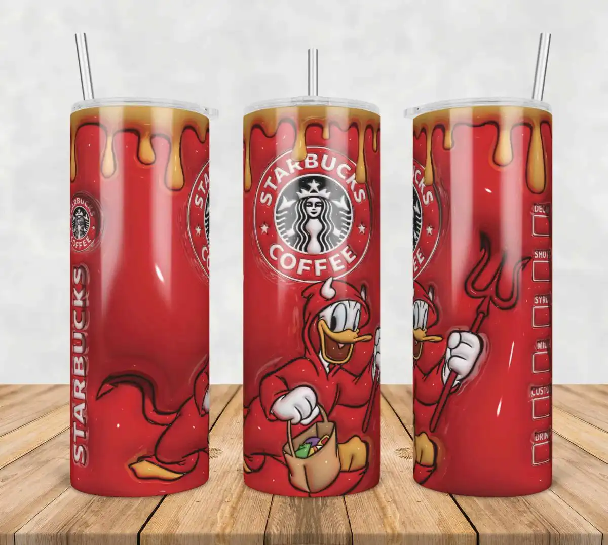 3dinflatedpuffdonald.jpg 3D Inflated Puff Donald coffee,3d inflated tumbler wrap, 20oz Skinny Tumbler png,digital dowwnload.