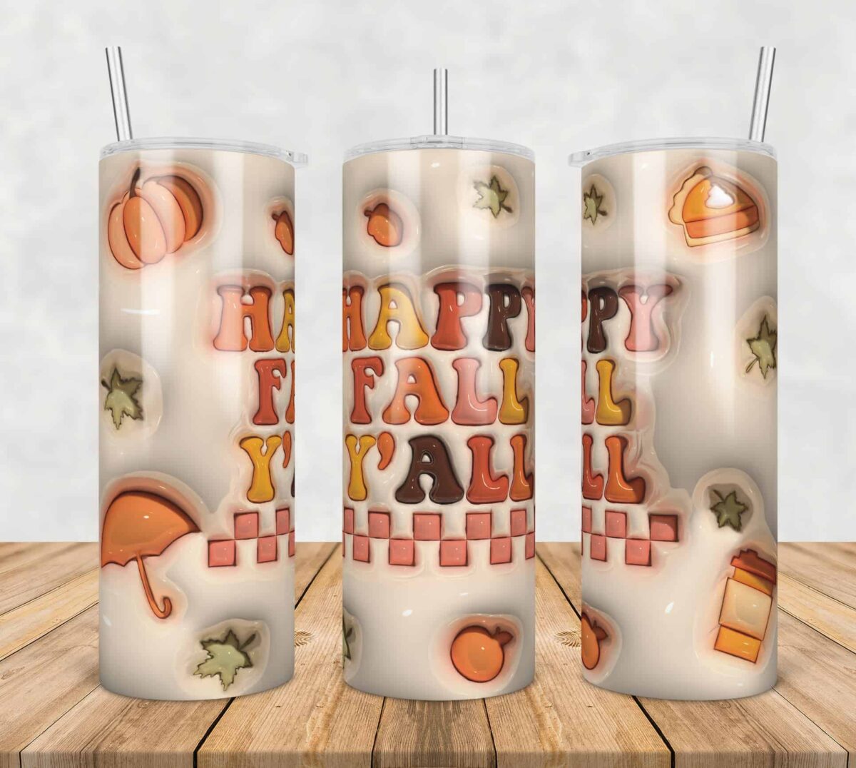 3DInflatedPuffHappyFallYAllFall