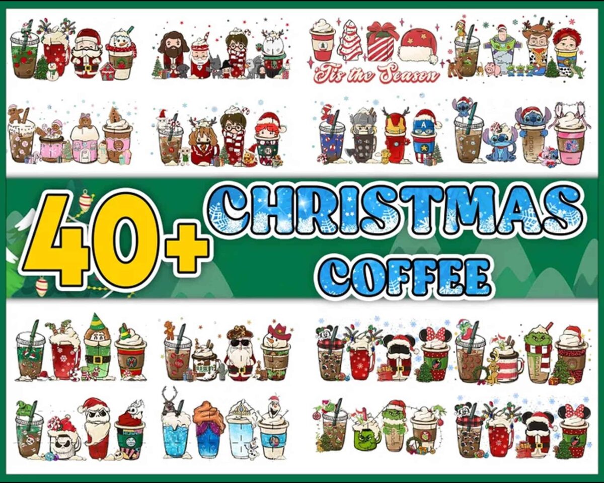 40 ChristmasCoffeeBundlePNG6.99