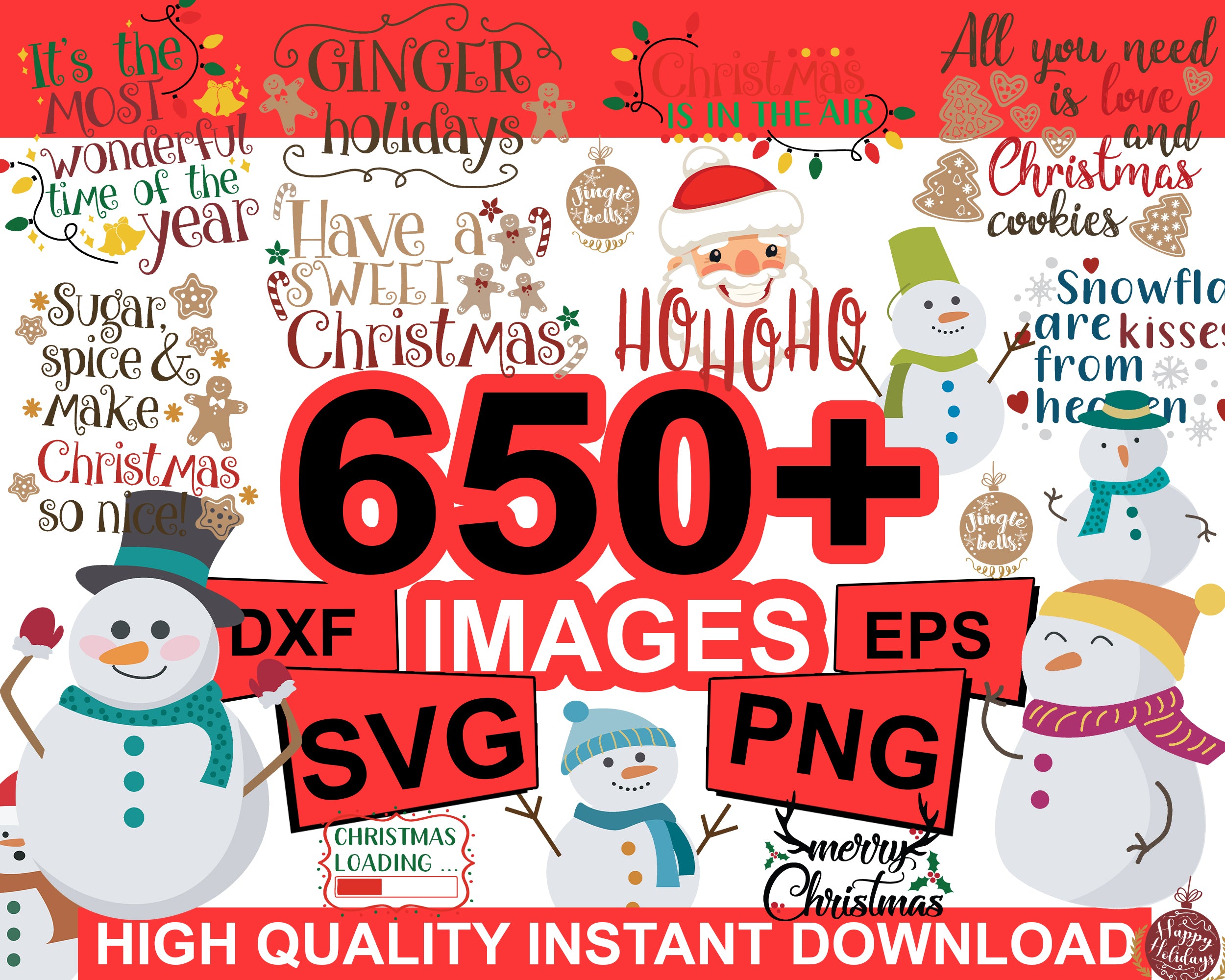 650+ Christmas SVG Bundle, Christmas Svg, Holiday Svg, Winter Svg, Christmas Sign Svg, Christmas Quotes, Cut File, Cricut, Silhouette