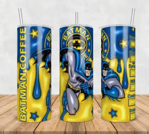 Batman Tumbler Warp Png, 3D Inflated Cartoon Tumbler Png, SG10072307
