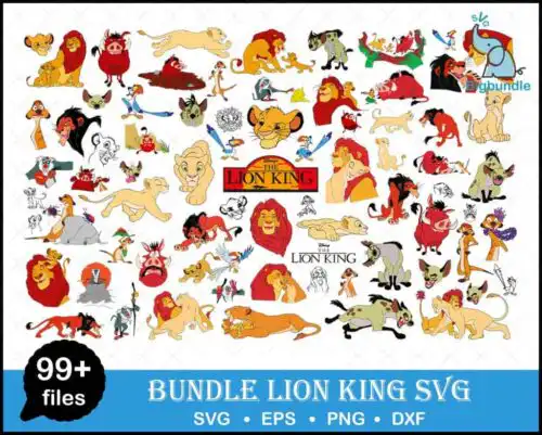 99+ The Lion King SVG, Lion King SVG Bundle