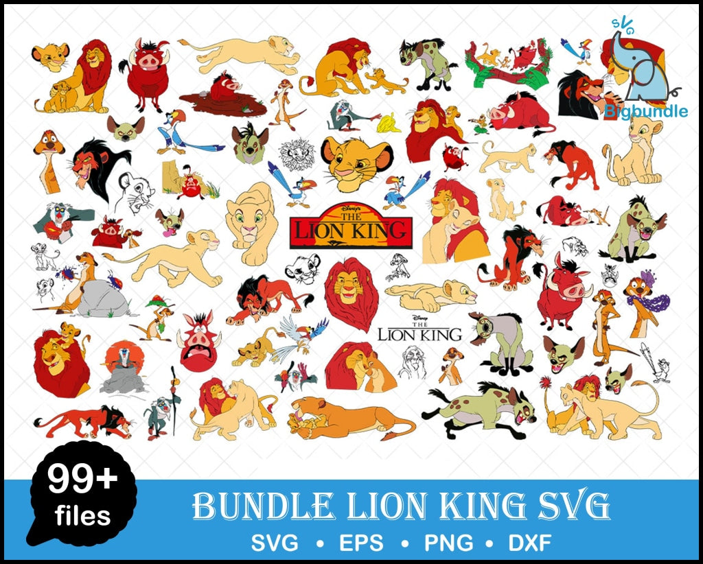 99+ The Lion King SVG, Lion King SVG Bundle