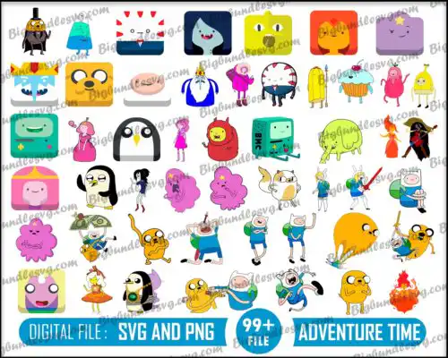 Adventure Time svg bundle - Digital download