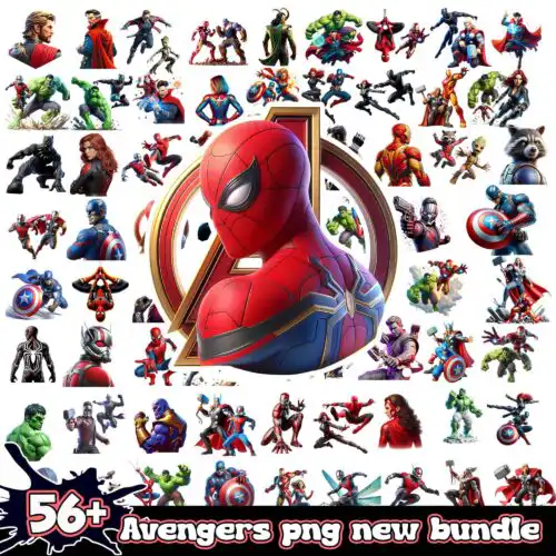 Avengers png bundle, Super hero 2024 png bundle
