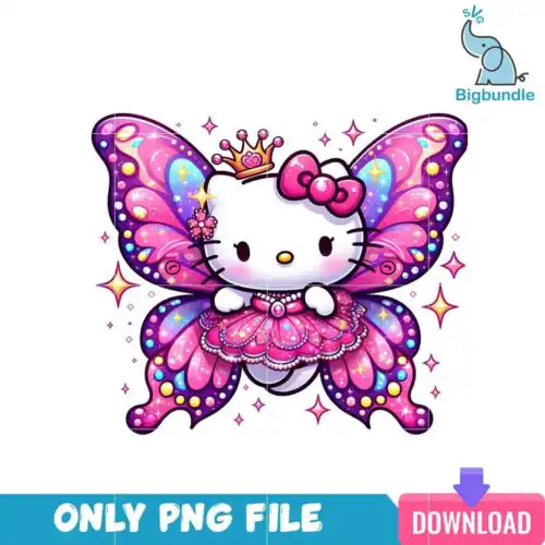BLINK3.png Hello Kitty Blink Pink Butterfly PNG