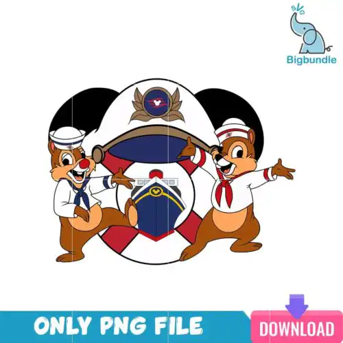 Chip And Dale Captain Cruise PNG
