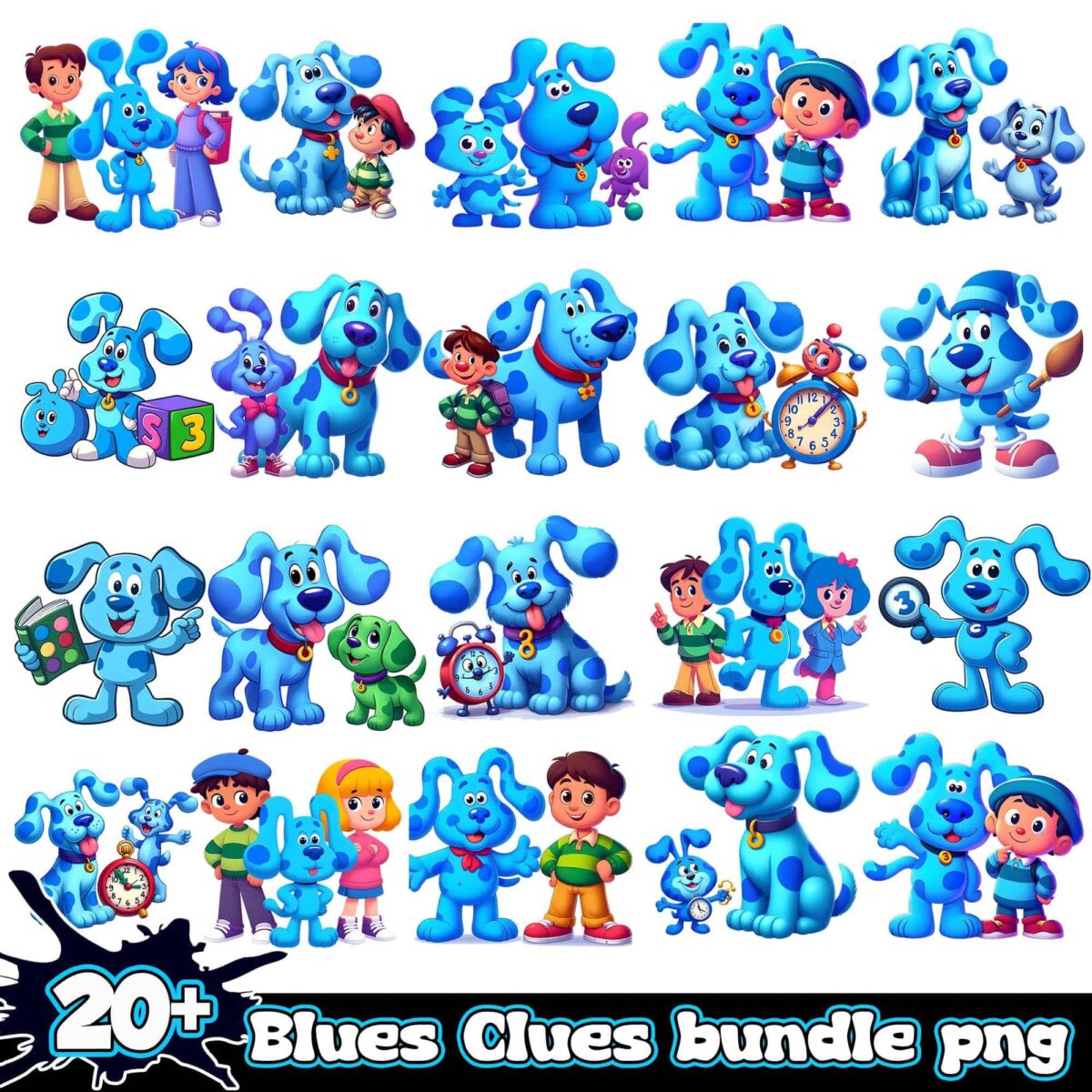 BluesCluesbundlepng