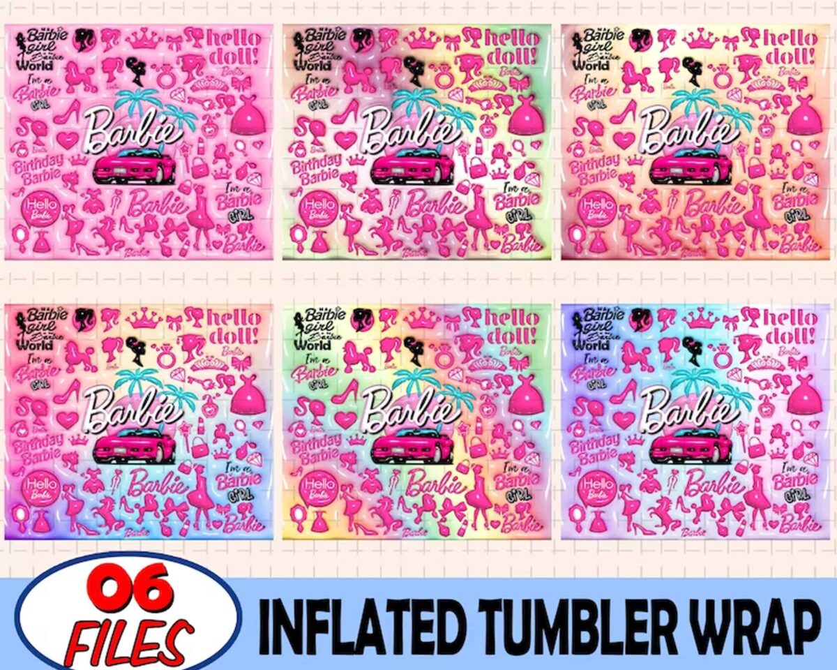 BundleBarbieCarInflatedTumblerPNG4.99