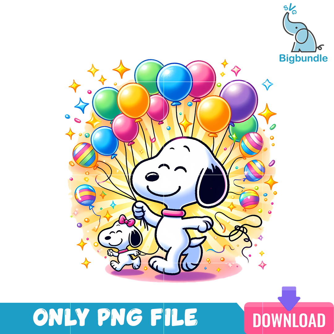 Snoopy And Daughter Cartoon Dad PNG