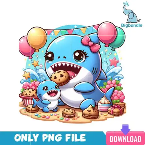 Shark And Son Cartoon Dad PNG