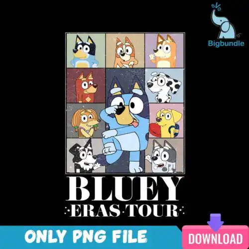 Bluey Eras Tour PNG