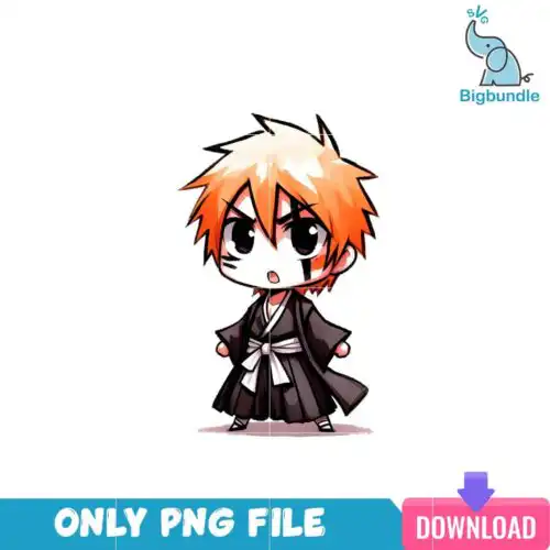 Chibi Kurosaki Ichigo Anime Characters PNG
